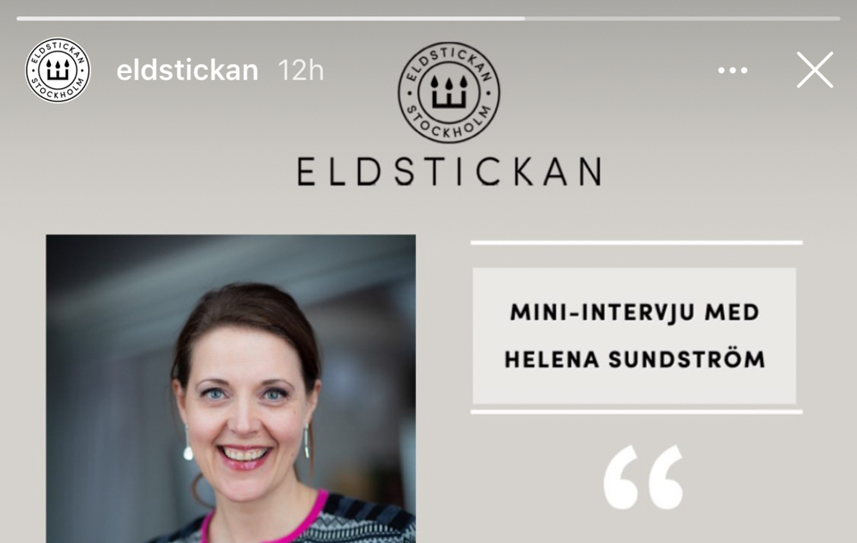 Intervju hos Eldstickan