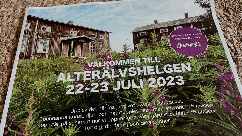 Välkommen till Alterälvshelgen 22-23 juli 2023